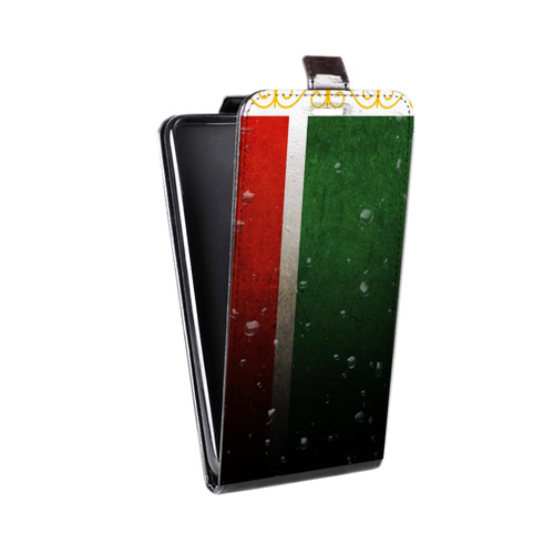 Дизайнерский вертикальный чехол-книжка для Samsung Galaxy J6 Флаг Чечни