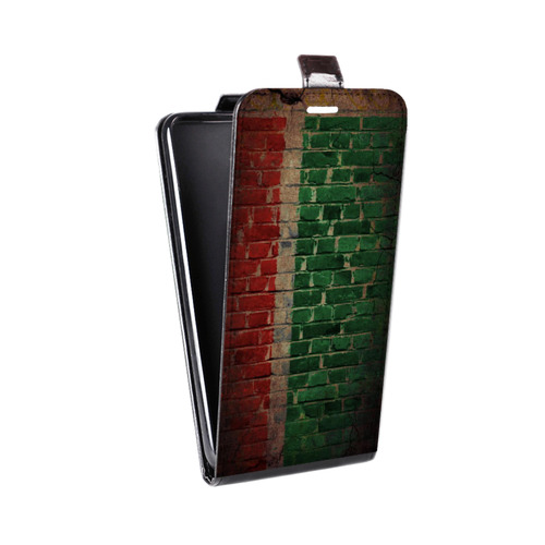 Дизайнерский вертикальный чехол-книжка для LG Optimus G2 mini Флаг Чечни