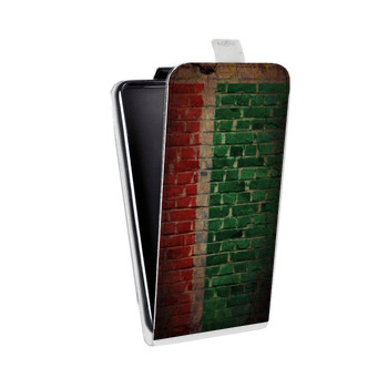 Дизайнерский вертикальный чехол-книжка для Samsung Galaxy S6 Edge Флаг Чечни (на заказ)