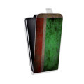 Дизайнерский вертикальный чехол-книжка для Microsoft Lumia 435 Флаг Чечни