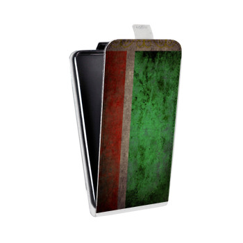 Дизайнерский вертикальный чехол-книжка для Samsung Galaxy S6 Edge Флаг Чечни (на заказ)