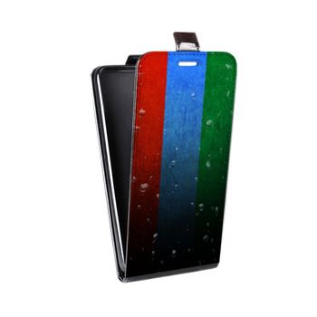 Дизайнерский вертикальный чехол-книжка для Alcatel One Touch Pop D5 Флаг Дагестана (на заказ)