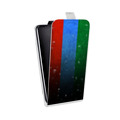 Дизайнерский вертикальный чехол-книжка для HTC One X10 Флаг Дагестана