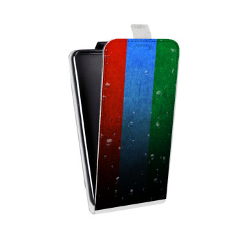 Дизайнерский вертикальный чехол-книжка для Samsung Galaxy A3 Флаг Дагестана (на заказ)
