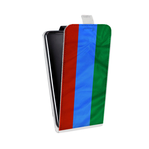 Дизайнерский вертикальный чехол-книжка для ASUS ZenFone 3 Max ZC553KL Флаг Дагестана