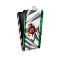 Дизайнерский вертикальный чехол-книжка для Huawei Honor View 30 Pro Флаг Ингушетии