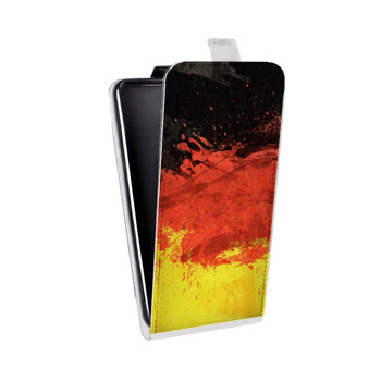 Дизайнерский вертикальный чехол-книжка для LG K7 Флаг Германии (на заказ)