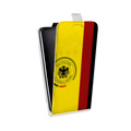 Дизайнерский вертикальный чехол-книжка для Meizu M2 Note Флаг Германии