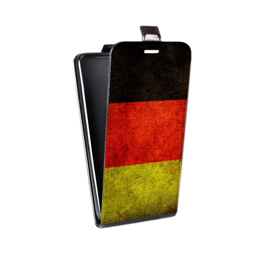 Дизайнерский вертикальный чехол-книжка для HTC One A9 Флаг Германии
