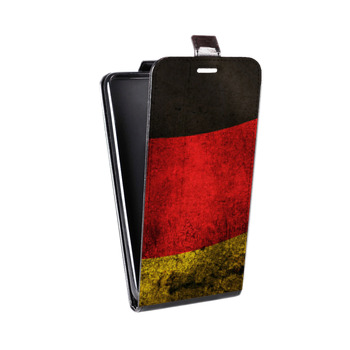 Дизайнерский вертикальный чехол-книжка для HTC Desire V Флаг Германии (на заказ)
