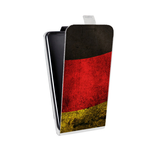 Дизайнерский вертикальный чехол-книжка для Microsoft Lumia 950 Флаг Германии