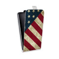 Дизайнерский вертикальный чехол-книжка для Alcatel 1C Флаг США