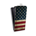 Дизайнерский вертикальный чехол-книжка для LG G7 Fit Флаг США