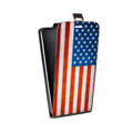 Дизайнерский вертикальный чехол-книжка для Asus ZenFone 3 Deluxe Флаг США