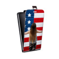 Дизайнерский вертикальный чехол-книжка для Samsung Galaxy Note 7 Флаг США