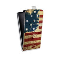 Дизайнерский вертикальный чехол-книжка для Alcatel 3 Флаг США