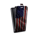 Дизайнерский вертикальный чехол-книжка для HTC Desire 12 Флаг США