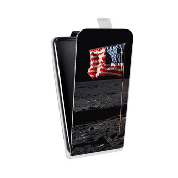 Дизайнерский вертикальный чехол-книжка для Huawei Honor 7A Pro Флаг США (на заказ)