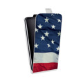 Дизайнерский вертикальный чехол-книжка для HTC One X10 Флаг США