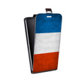 Дизайнерский вертикальный чехол-книжка для Realme C21 Флаг Франции
