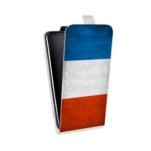 Дизайнерский вертикальный чехол-книжка для Alcatel Idol 5S Флаг Франции