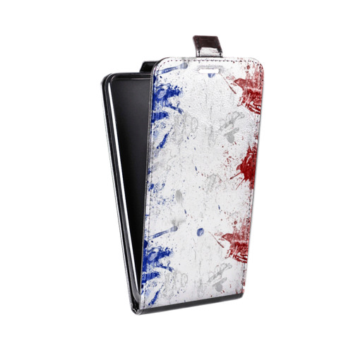 Дизайнерский вертикальный чехол-книжка для ASUS ZenFone 4 Selfie Флаг Франции