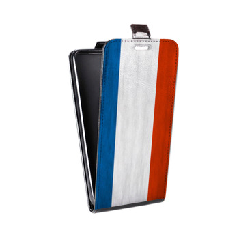 Дизайнерский вертикальный чехол-книжка для Iphone 7 Флаг Франции (на заказ)