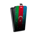Дизайнерский вертикальный чехол-книжка для Wileyfox Swift Флаг Азербайджана