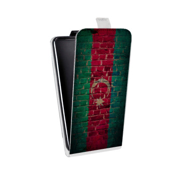 Дизайнерский вертикальный чехол-книжка для Iphone 5s Флаг Азербайджана (на заказ)