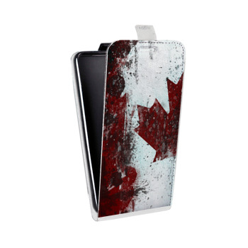 Дизайнерский вертикальный чехол-книжка для LG G Pro Lite Dual Флаг Канады (на заказ)