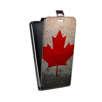 Дизайнерский вертикальный чехол-книжка для LG K7 Флаг Канады (на заказ)