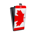 Дизайнерский вертикальный чехол-книжка для Alcatel 3 Флаг Канады
