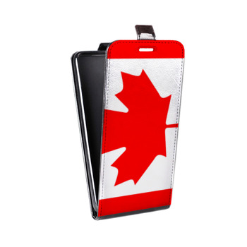 Дизайнерский вертикальный чехол-книжка для Huawei Honor 8s Флаг Канады (на заказ)