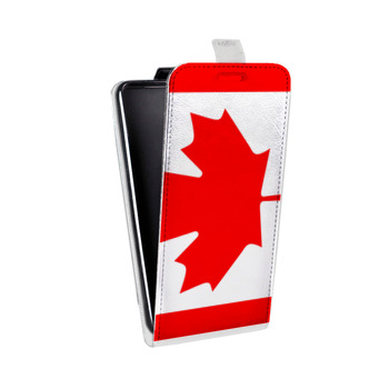 Дизайнерский вертикальный чехол-книжка для Huawei P40 Lite E Флаг Канады (на заказ)