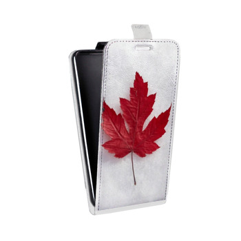 Дизайнерский вертикальный чехол-книжка для Iphone Xs Max Флаг Канады (на заказ)