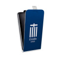 Дизайнерский вертикальный чехол-книжка для Alcatel 1C Флаг Греции