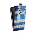 Дизайнерский вертикальный чехол-книжка для LG Optimus G2 Флаг Греции
