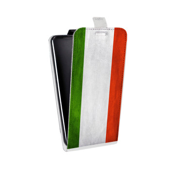 Дизайнерский вертикальный чехол-книжка для BQ Strike Флаг Италии (на заказ)