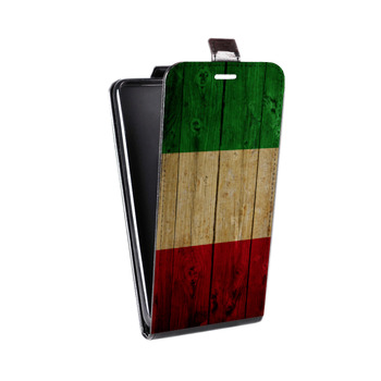 Дизайнерский вертикальный чехол-книжка для LG Optimus G2 mini Флаг Италии (на заказ)