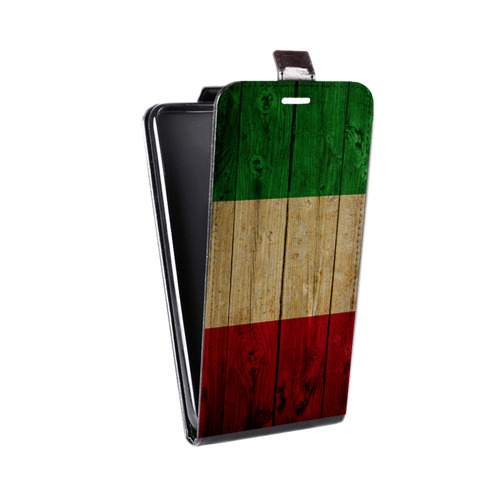 Дизайнерский вертикальный чехол-книжка для Lenovo A7010 Флаг Италии