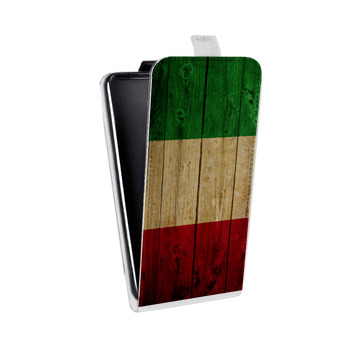 Дизайнерский вертикальный чехол-книжка для Huawei P40 Lite E Флаг Италии (на заказ)