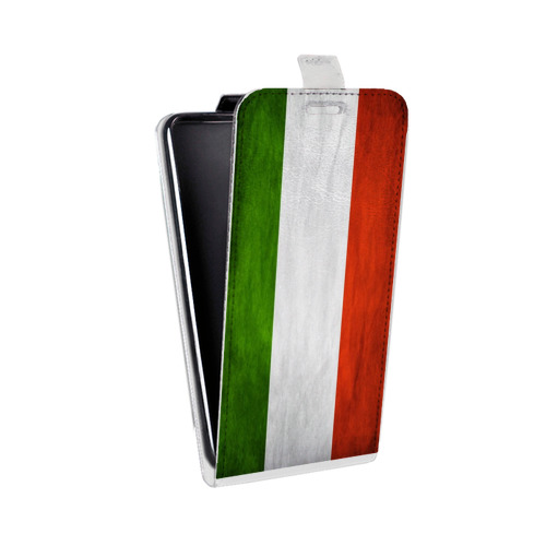 Дизайнерский вертикальный чехол-книжка для OPPO F7 Флаг Италии