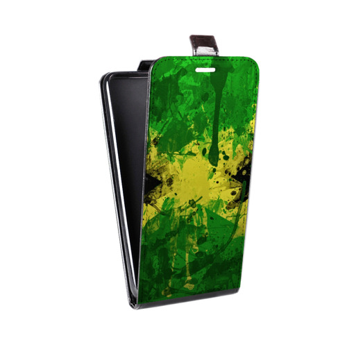 Дизайнерский вертикальный чехол-книжка для ASUS ZenFone 3 Max ZC553KL Флаг Ямайки