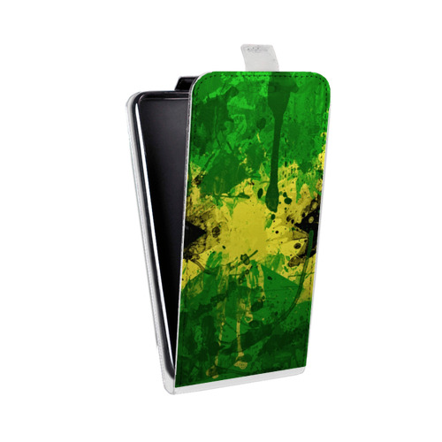 Дизайнерский вертикальный чехол-книжка для LG G7 Fit Флаг Ямайки