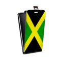 Дизайнерский вертикальный чехол-книжка для Alcatel One Touch Idol Флаг Ямайки