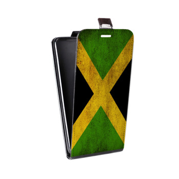 Дизайнерский вертикальный чехол-книжка для Huawei P9 Lite Флаг Ямайки (на заказ)