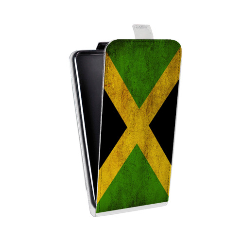 Дизайнерский вертикальный чехол-книжка для Philips i928 Флаг Ямайки