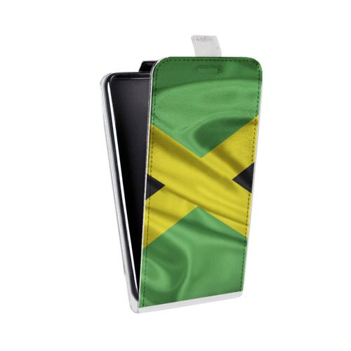Дизайнерский вертикальный чехол-книжка для HTC Desire 601 Флаг Ямайки
