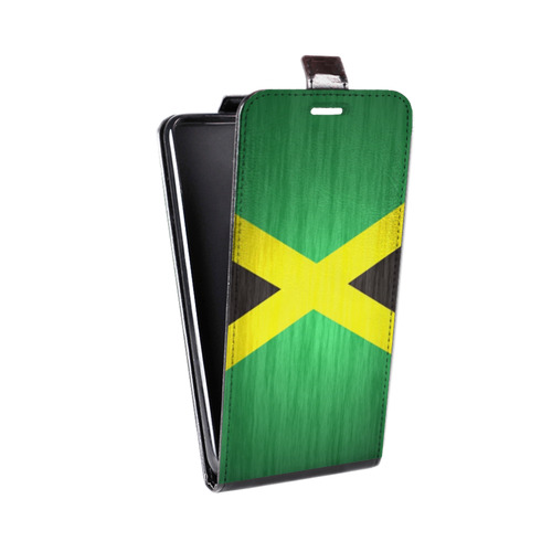Дизайнерский вертикальный чехол-книжка для ASUS ZenFone Max M2 Флаг Ямайки