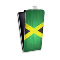 Дизайнерский вертикальный чехол-книжка для Samsung Galaxy J1 mini (2016) Флаг Ямайки